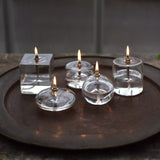 Glass oil lamp 'Sphere'