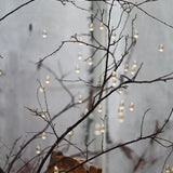 Glass drop ‘Pale Champagne’ set of 5