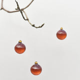 Glass Ornaments 'Bärnsten' Small - 3 Pieces