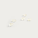 Glass drop 'Jonquil' Set of 5