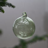 Glass Baubles 'Emerald' 80 mm – Set of 4