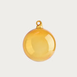 Glass Baubles 'Amber' 80 mm – Set of 4