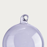 Glass Baubles 'Smoke Grey' 80 mm – Set of 4