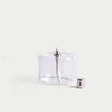 Glass oil lamp 'Cylindre' S