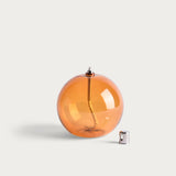 Glass oil lamp 'Sphere Light Amber' XL