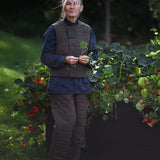 Gardenwear Vest 'Tuva' quilted mud brown