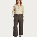 Gardenwear Pants 'Fjura' quilted mud brown