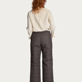 Gardenwear Pants 'Fjura' quilted mud brown