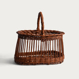 Garden Basket 'Vide' brick red