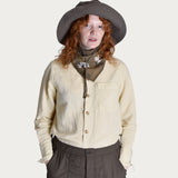 Garden Scarf 'Hydrangea' brown/black