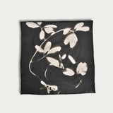 Garden Scarf 'Wild Clematis' black/cream
