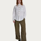 Gardenwear Shirt 'Lark' stripe white/green