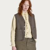 Gardenwear Vest 'Ro' olive green