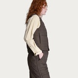 Gardenwear Vest 'Tuva' quilted mud brown