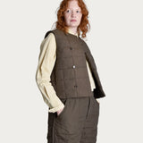 Gardenwear Vest 'Tuva' quilted mud brown