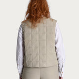 Gardenwear Vest 'Tuva' quilted sage green