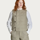 Gardenwear Vest 'Tuva' quilted sage green
