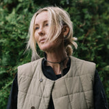 Gardenwear Vest 'Tuva' quilted sage green