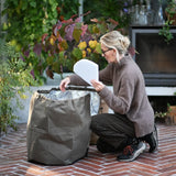 Winter Pot Cover 'Frost' sand