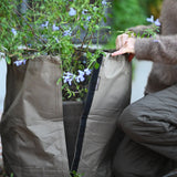 Winter Pot Cover 'Frost' sand